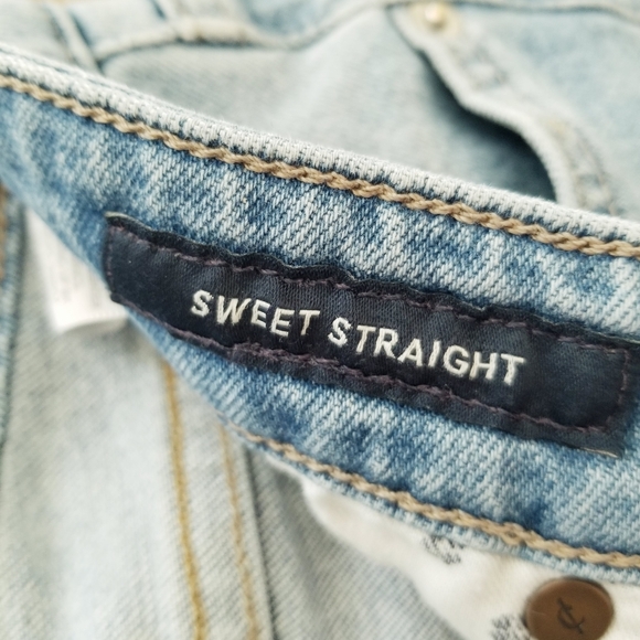 Lucky Brand Women's Straight Leg Denim Jean's Zip-up Candiani Fabric Ankle sz 25 - Picture 8 of 16